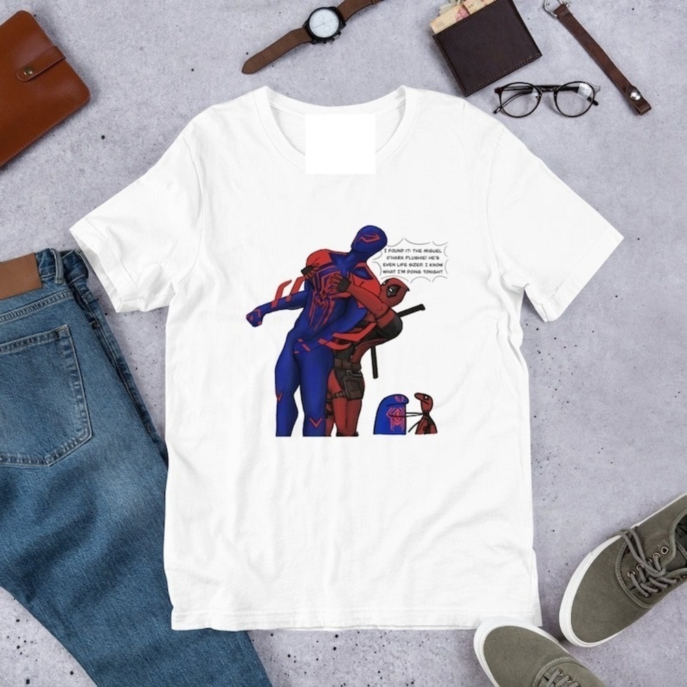 Deadpool + Miguel OHara Spider-Man 2099 Unisex T-shirt